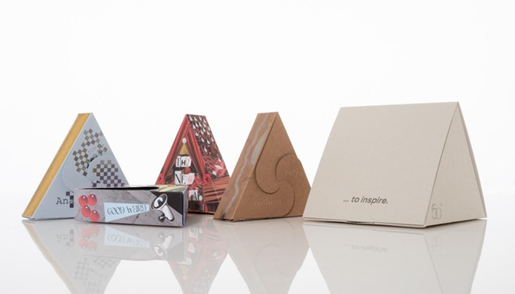 To bring its “60° – creative boxes to inspire” packaging concept to life, Fürth-based LEONHARD 
KURZ brought its deserved reputation as an extraordinary surface finishing specialist to bear, all while 
using premium paper by Koehler Paper.  Image courtesy: Koehler Group