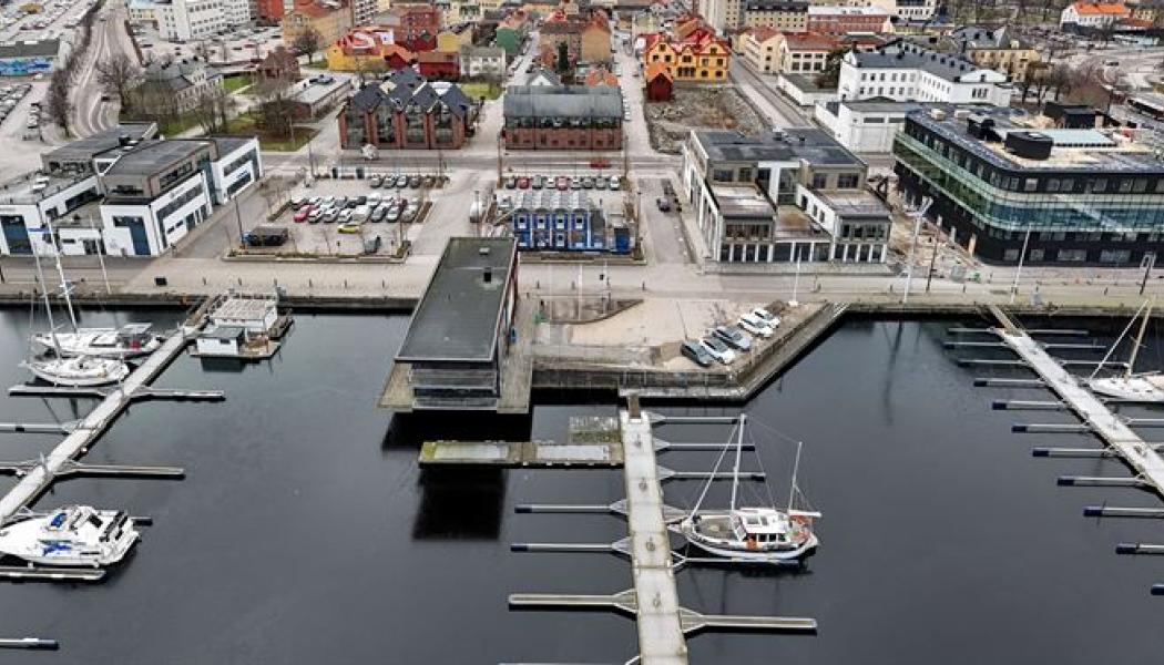 Karlskrona Skeppsbrokajen. Foto: Karlskrona kommun
