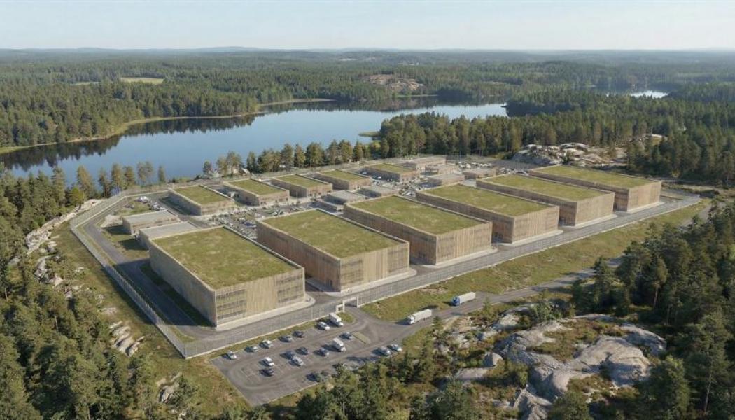 Illustration av den planerade anläggningen. Pressbild: Blykalla