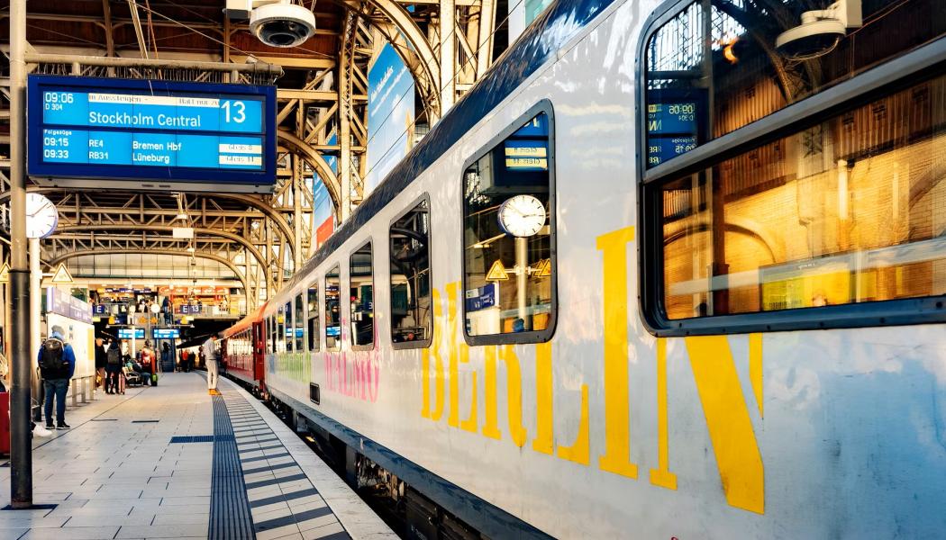 Hamburg hbf. Foto: Snälltåget