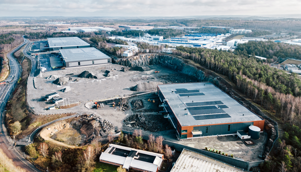 Med uthyrningen till Volvo Cars återstår endast en byggrätt om 30 000 kvadratmeter att utveckla av logistikparkens totala yta på 136 000 kvadratmeter. Foto: Philip Liljenberg
