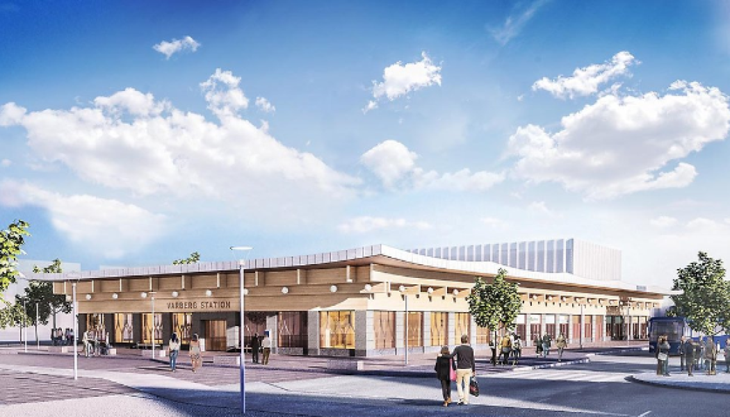 Nu tar Varbergs kommun över ansvaret för det nya stationsområdet. Foto: Varbergs kommun