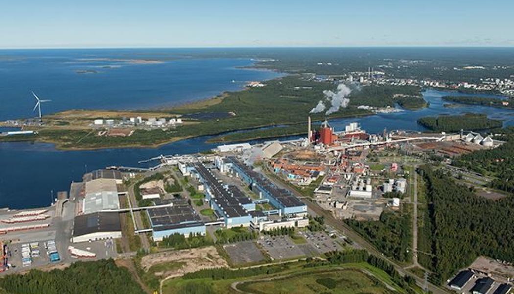 Stora Ensos pappersbruk i Uleåborg. Foto: Stora Enso