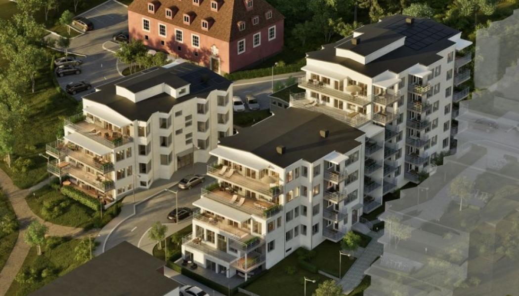 Bostadsrättsföreningen Fyrbåken i Eldsund strand i Strängnäs. Pressbild: HSB Regionalt