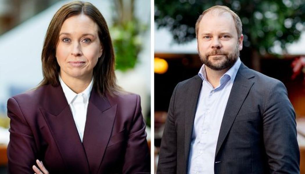 Anna Freij, förhandlingschef och Erik Haara, vd. Foto: tfm