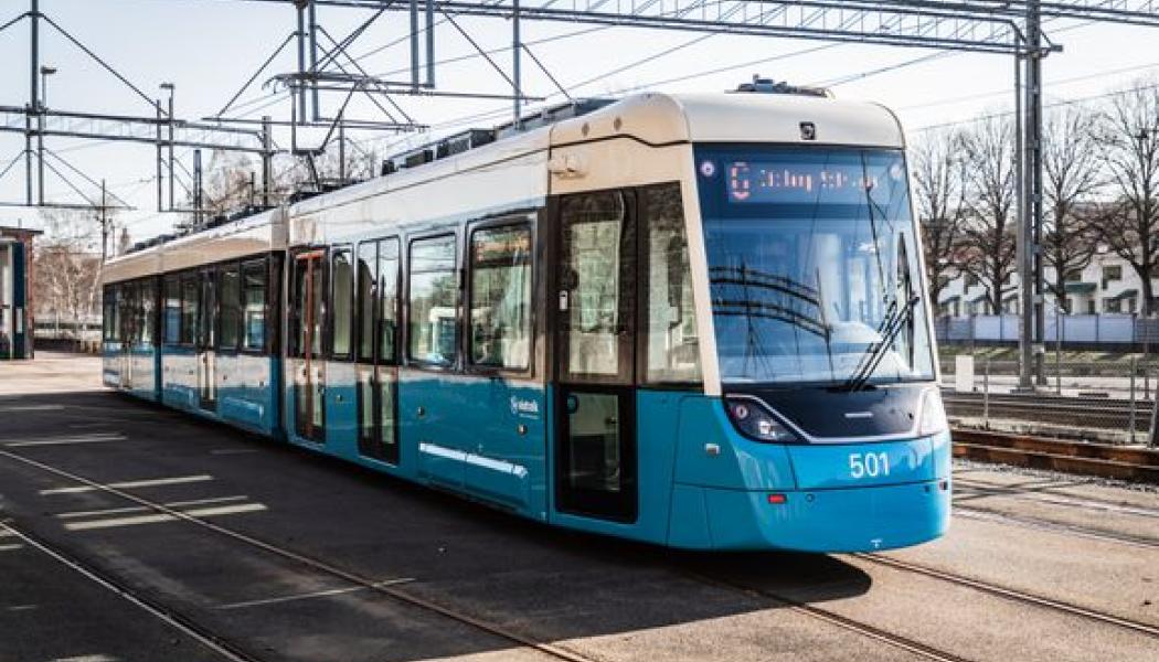 Totalt har 40 spårvagnar av typen M33 levererats till Göteborg. Foto: Eddie Löthman
