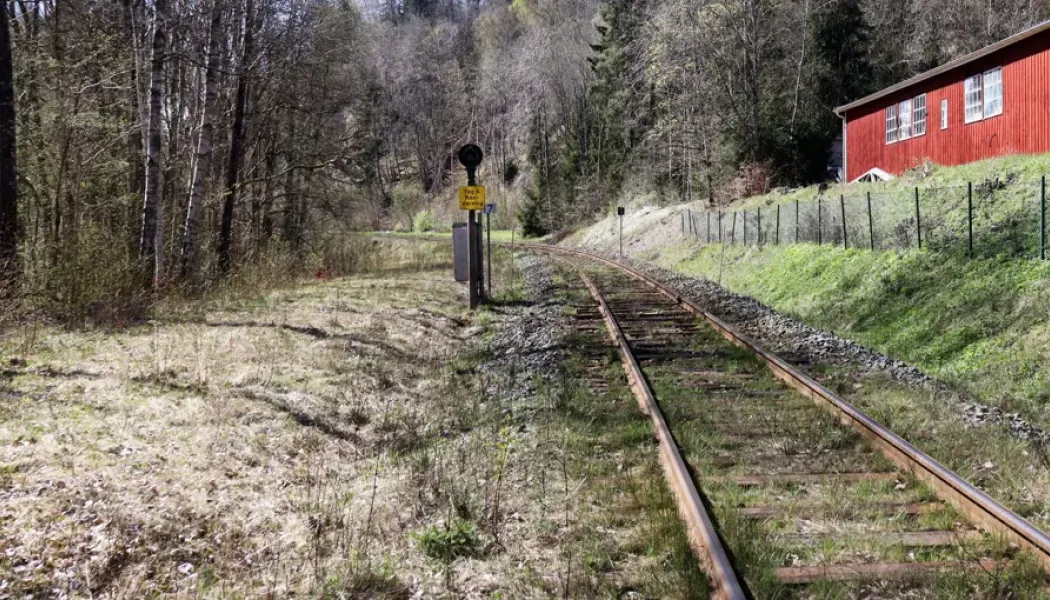 Regeringen har beslutat att stoppa byggandet av den nya järnvägen mellan Byarum och Tenhult i norra Småland. Foto: Trafikverket