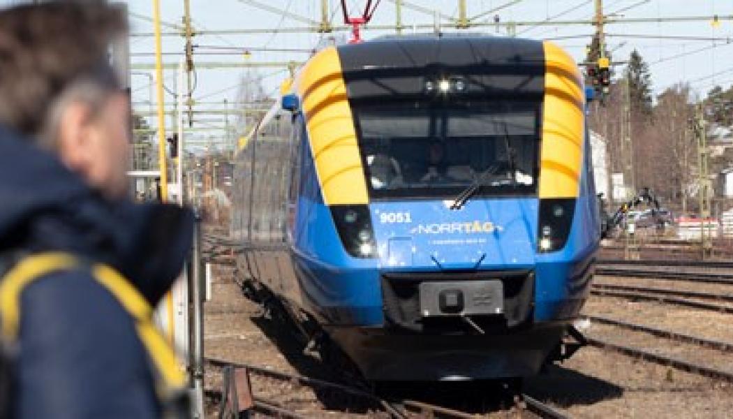 Metoden har demonstrerats på bandel 119, ett enkelspår med banlängd cirka 33 km, där resultaten visade sig utgöra en bra grund för vidare tekniska diskussioner. Foto: Trafikverket