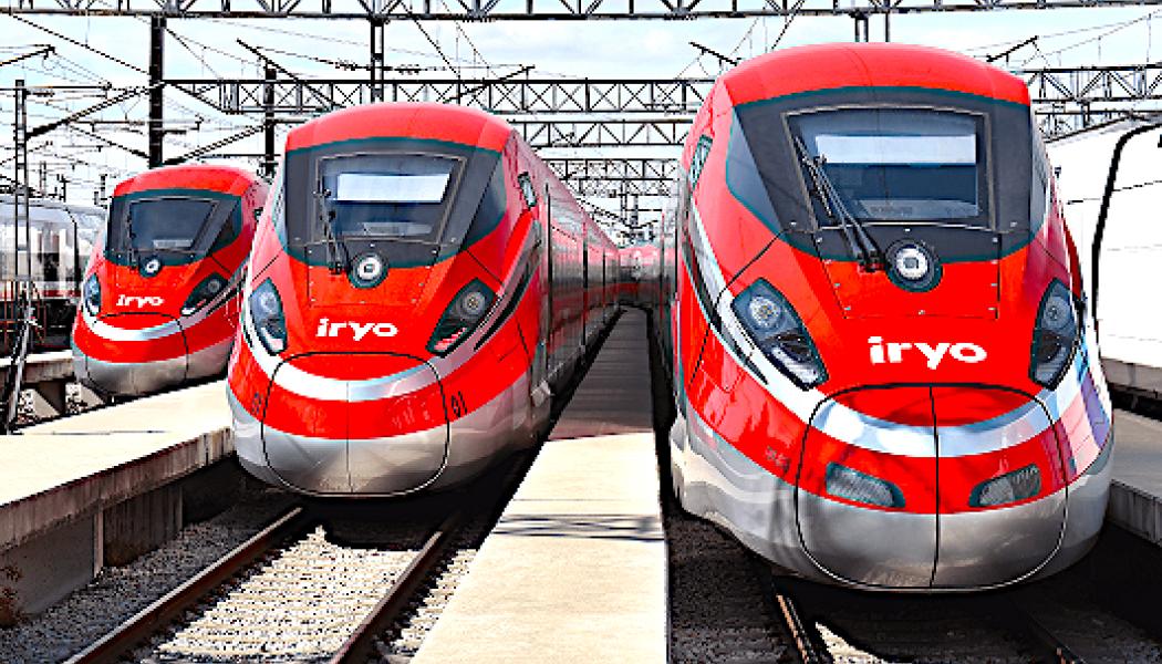 ETR1000-tåget, som når en hastighet på 300 km/h och potentiellt 400 km/h utan begränsningar, är inte bara Europas snabbaste, utan har också bidragit till att locka resenärer från flyget. På bara nio månader ökade resandet med 57 procent mellan Paris och Milano. Foto: IRYO