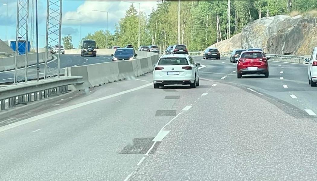 Byggnation vid E4:an Vårby. Foto: Stina Wickenberg