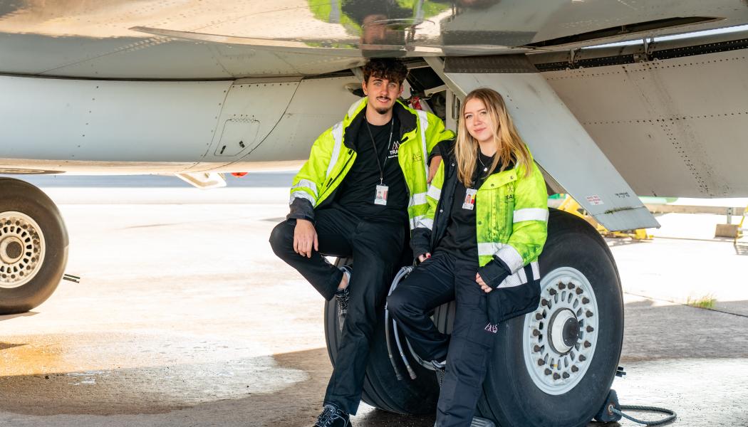 Fem av sju skolor upplever ett ökat söktryck och att antalet behöriga sökande ökar på flygteknikprogrammet, det visar TYAs senaste rapport. Foto: Samuel Steen.