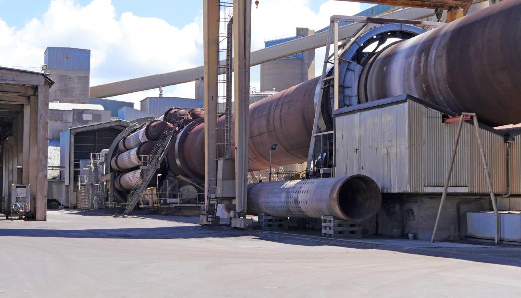 Ugnen i Skövde. Pressbild: Heidelberg Materials Sverige