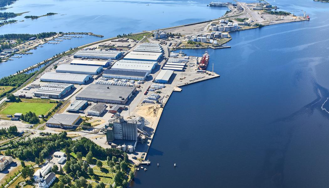 Umeå hamn. Foto: Lars Lindh