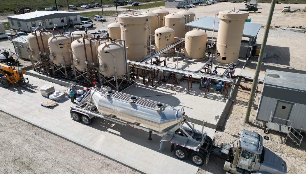 Burke Hollow, ISR Uranium Site, South Texas. Photo: CNW Group/Uranium Energy Corp