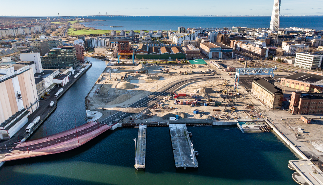 Översikt Varvsstafen. Foto: Peab