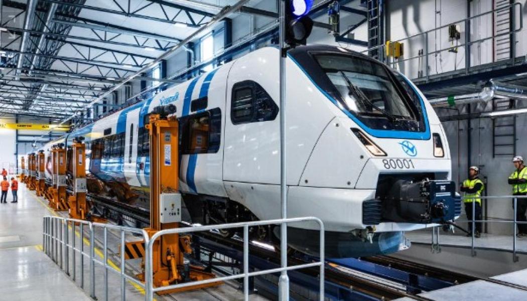 X80-tåg i nya Sävenäs depå. Arkivbild: Eddie Löthman
