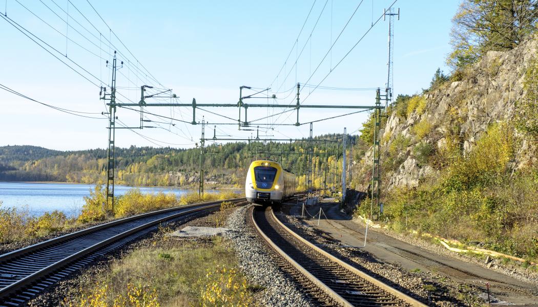Slut på tågstoppen mellan Göteborg och Mölndal. Pressfoto: Birgitta Lagerlöf