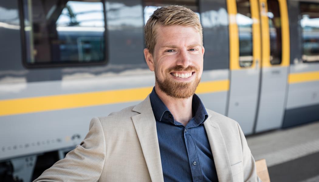 Pontus Gunnäs, affärschef tåg på Västtrafik. Foto: Eddie Löthman