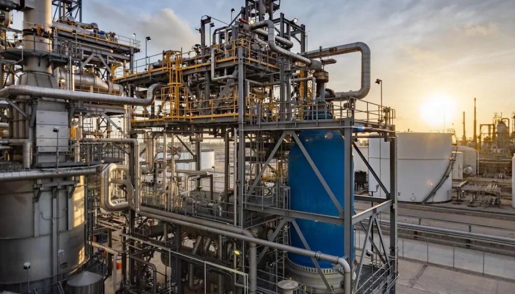 Bildtext: Anläggning för industrigaser. Foto: Linde