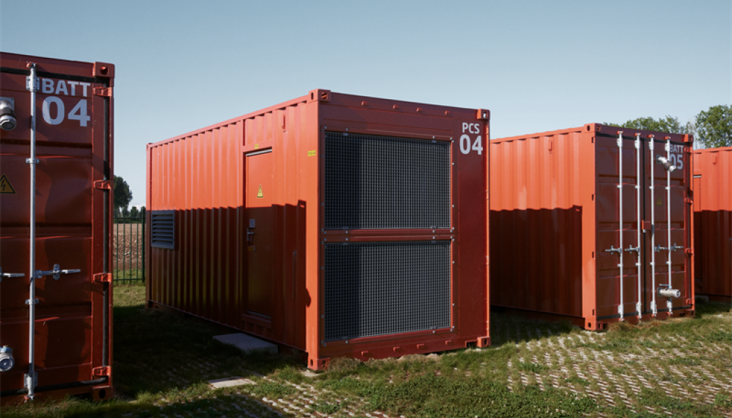 VATTENFALL batteri park Haringvliet. Pressbild: Vattenfall 
