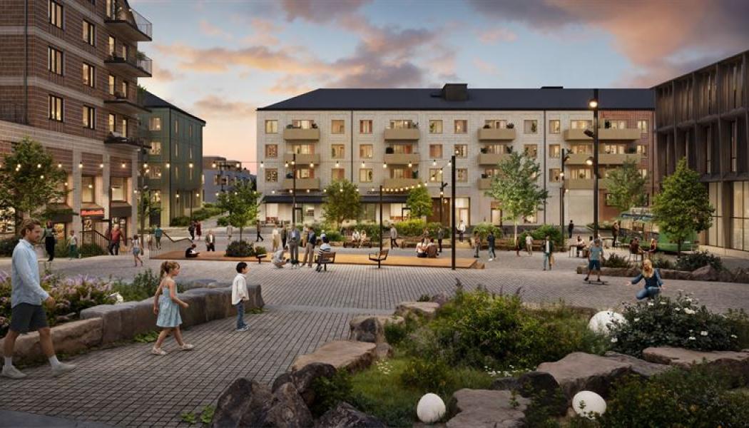 Illustration över Viby Upplands-Bro. Pressbild: Genova