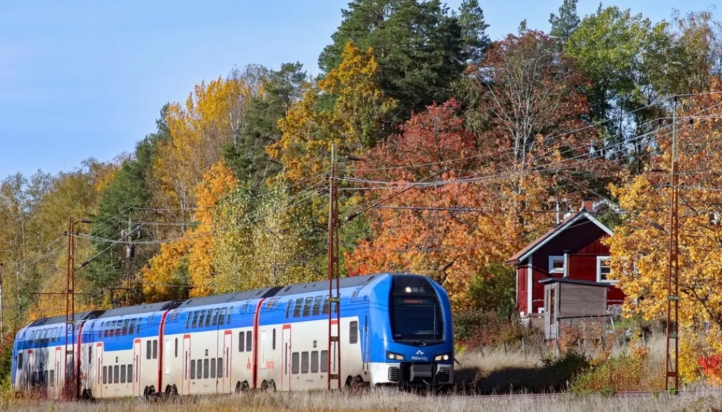 Mälartåg körs på fem linjer i Stockholm-Mälarregionen och har årligen över 15 miljoner påstigande resenärer. Foto: VR