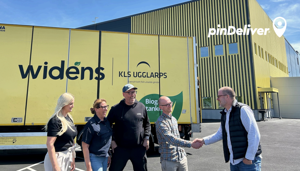 Nytt samarbete och ny terminal i Jönköping . Foto: Widéns Åkeri