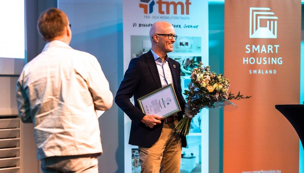 Anders Carlsson, vinnare av Årets Träbyggare 2022. /Foto: TMF