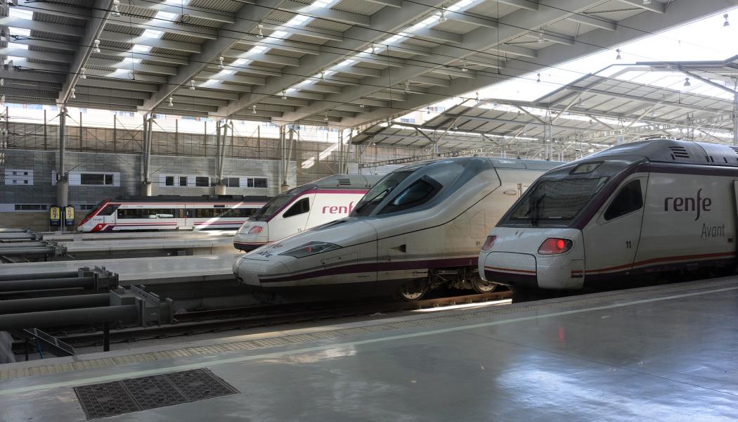 Renfe tar en prisökning av elkostnaderna  på 80 procent. Arkivbild 