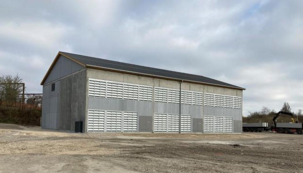 Banedanmark har byggt en helt ny distributionsstation i Sydhamnen i Köpenhamn. Foto: Banedanmark 