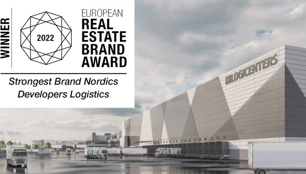 För fjärde året i rad vinner Logicenters Real Estate Brand Award. Foto: Logicenters