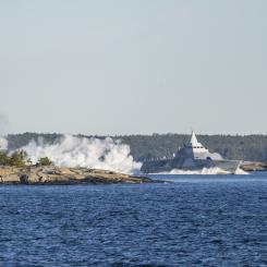 En ”betydande del” av intäkterna bedöms uppstå i sektorer utanför den traditionella försvarsindustrin, såsom teknik, energi och försörjning, bygg och anläggning, logistik samt tillverknings- och serviceföretag. Pressbild.