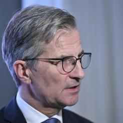 Henrik Montgomery/TT: Riksbankschef Erik Thedéen har inflationsförväntningarna att ta hänsyn till när räntan sätts. Arkivbild.