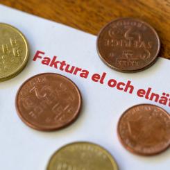 Janerik Henriksson/TT: Dags betala ny elräkning. Arkivbild.