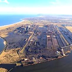 Tidigare föreslagen plats för BP:s skrotade vätgasprojekt H2Teesside i nordöstra England. Foto: BP