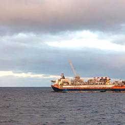 Den flytande produktions- och lagringsenheten Norne i Norska havet. Foto: Gudmund Nymoen / Equinor