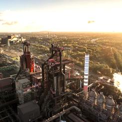 Thyssenkrupps fabrik i tyska Duisburg. Foto: Thyssenkrupp
