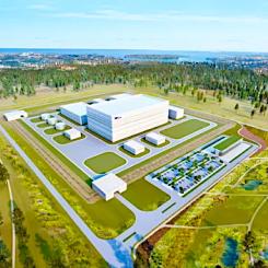 Illustration av en möjlig SMR-reaktor. Bild: Helen