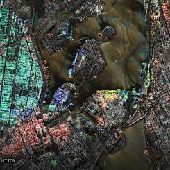 Stockholm från rymden. Foto: Iceye Oy