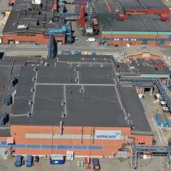 Umicores produktionsanläggning i finländska staden Karleby. Foto: Umicore
