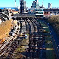 Järnvägsföretagen DSB och GoCollective har också förberett sig på störningarna. DSB erbjuder pendlare som reser mellan Skanderborg, Århus H och Hinnerup en ersättning på tjugofem procent under perioden med nedsatt trafik. Foto: Banedanmark