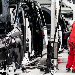 Europeiska bilindustrin har drabbats speciellt på grund av utomeuropeisk konkurrens. Foto: The European Automobile Manufacturers’ Association, or ACEA,