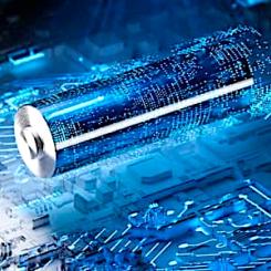 Genombrott i batteriforskningen: Natriumbatterier i sin naturliga hydratform visar sig kunna både lagra mer energi och rena havsvatten. Foto: University of Surrey.