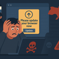 Företag som stöttar Ukraina utsätts för cyberattacker Illustration: Arctic Wolf