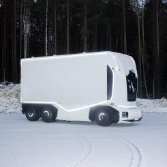 En av Einrides eldrivna lastbilar. Foto: pressbild Einride
