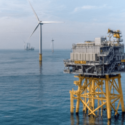 Equinor och SSE hävdar att RWE:s vindkraftsprojekt orsakar betydande produktionsförluster. RWE avfärdar anklagelserna som naturliga variationer. Foto: Equinor-Screenshot