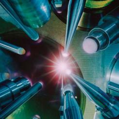 Forskare vid Texas A&M University samarbetar för att utvärdera och förbättra arbetet med fusionsenergi. Grafiken visar ett hölje som genomgår poleringssteg för användning inom fusionsenergi.
Bild: Med tillstånd från Lawrence Livermore National Laboratory