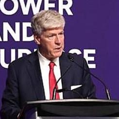 Kanadas energiminister Hodgson meddelade nyligen om miljardsatsningen vid Canadian Nuclear Association-konferens, som hölls i Ottawa. Foto: Canadian Nuclear Association