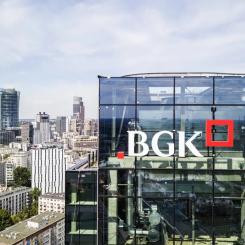 Högkvarteret för Polens nationella utvecklingsbank BGK i Warszawa.
Foto: BGK