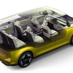 Volkswagen bekräftar att exporten till USA av ID.Buzz, som tillverkas i Hannover, har pausats – inte av tekniska skäl, utan på grund av att affären inte längre är lönsam med de nya importavgifterna. Foto: Volkswagen
